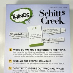 New Schitt’s Creek Things Board Game Edition 4 + players 14+ Years Party Game