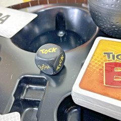 Tick Tock Boom Card Game (box stain) – The Explosively Fun Word Game, Goliath