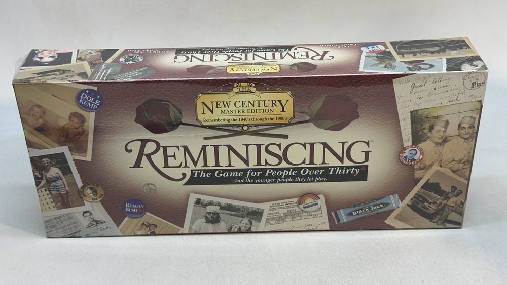 The New Century Master Edition Reminiscing Game for People Over Thirty Sealed