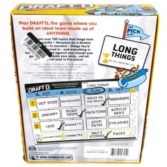 Spin Master DRAFT’D Party Card Game Build Your Team 100 Topic Cards 14 Years+