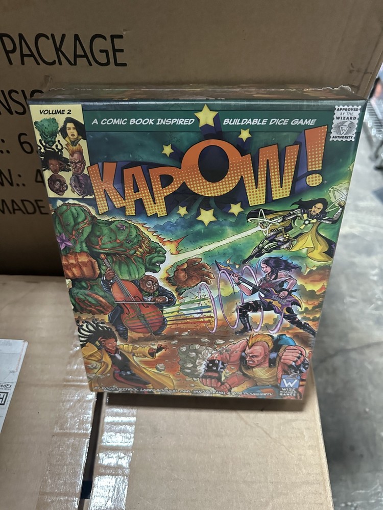 Kapow! Volume 2 Board Card Game NEW SEALED FREE SHIPPING