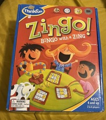 ThinkFun Zingo! Bingo with a Zing Family Board Game 2-6 Players For Kids Age 4+