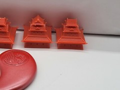 Rising Sun Daimyo CMON Koi Plastic Alliance markers & strongholds