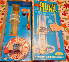 Vintage 1967 KerPlunk Game Ideal Complete in Box /Marbles Nice condition