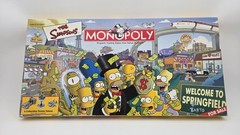 The Simpsons Monopoly Game Welcome To Springfield 2001 Complete Vtg Family Game