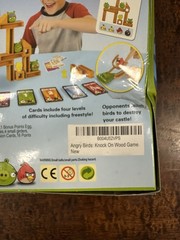 NEW SEALED 2010 Angry Birds Knock on Wood Game Mattel Complete Kids Play