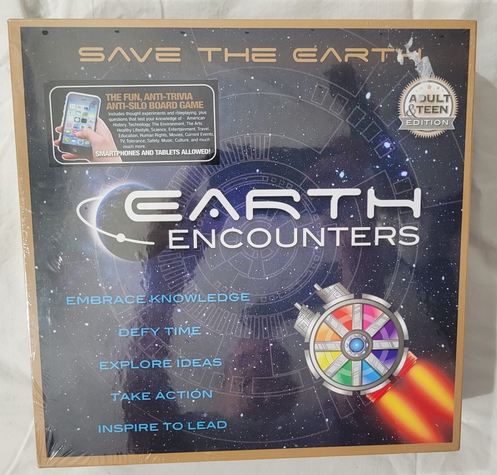 Earth Encounters game – Save the Earth – adult and teen edition 2015 – Sealed