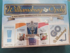 Williamsburg Opoly Board Game from the Makers Late for The -Sky Virgina)