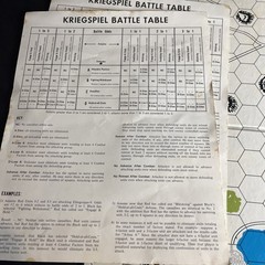 Complete! KRIEGSPIEL – Vintage 1970 Avalon Hill~BOOKCASE BOARD GAME 100%