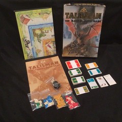 Vintage Games Workshop Talisman 2nd Edition Board Game 100% COMPLETE & EXC!