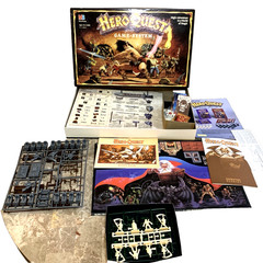 Unused Hero Quest Board Game 1990 Vintage Games Workshop HeroQuest Missing Items