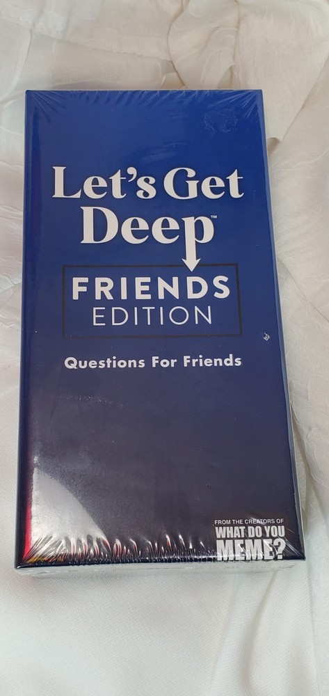 Let’s Get Deep Friends Edition 400 Card Game New Sealed Questions For Friends