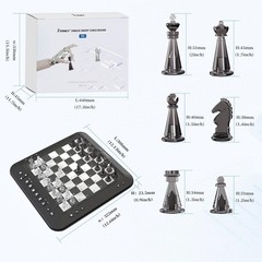 Femuey Electronic Chess Set Board Game Smart Chess Board Computer Chess Game