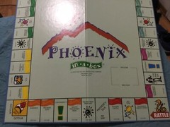 PHOENIX-IN-A-BOX PROPERTY, MONOPOLY LIKE GAME,COMPLETE/SCOTTSDALE,MESA;FREE P&H