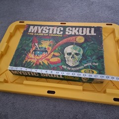 Vintage 1960s MYSTIC SKULL The Game of Voodoo IDEAL Board Game 1964 READ