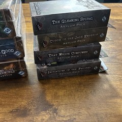 SEALED Call Of Cthulhu The Card Game Expansion Lot – 3 Boxes, 7 Decks