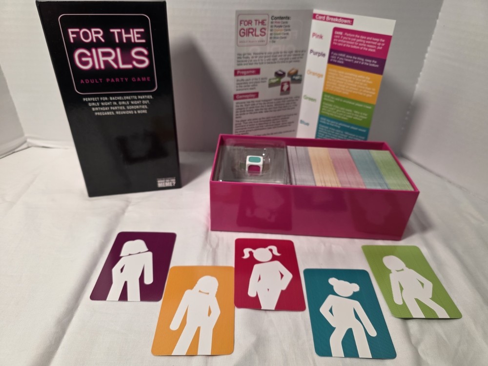 For The Girls Card Game– Adult Party Game – Open Box Bachelorette girls night