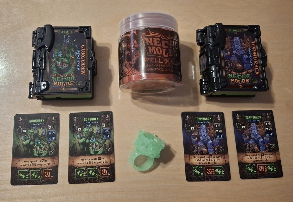 Necromolds MONSTER PACK 6: GORGODEN and TORMURACK Board Game Expansion (No Box)