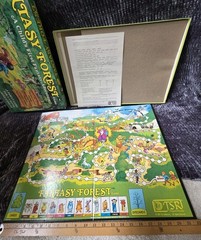 Vintage Rare TSR Fantasy Forest Board Game 1980 Complete Kids Dungeons & Dragons