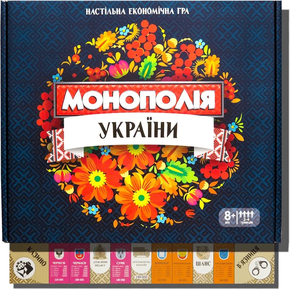 POPULAR UKRAINE BOARD GAME ”Ukraine Monopoly” Настільна гра (Монополія Україна)