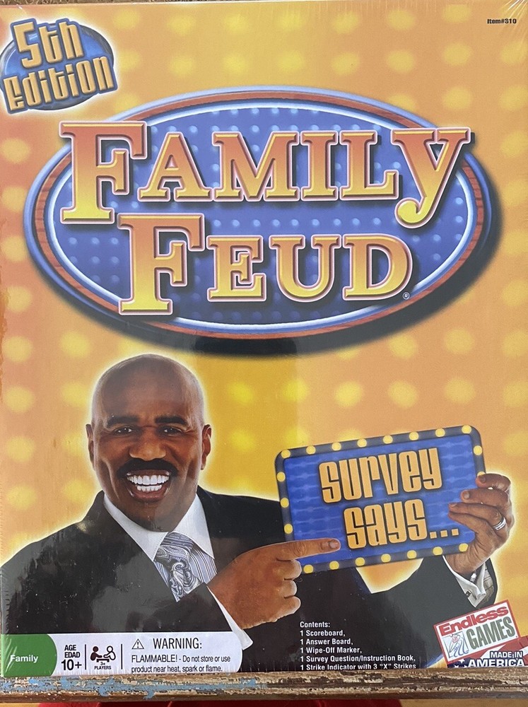 Family Feud 5th Edition Ages 10+ For 3+ Players Complete Set SEALED/NEW