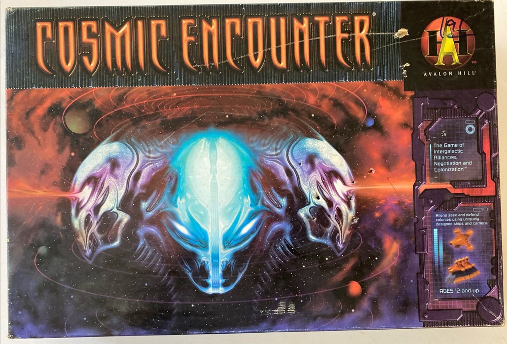 Cosmic Encounter – 2000 Board Game by Avalon Hill Hasbro READ INCOMPLETE