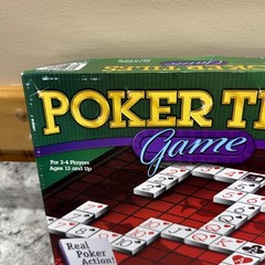 Poker Tiles Board Game by Master Pieces Puzzle Co. 2005 Casino Poker New Opened