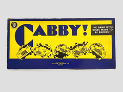 Vintage CABBY Board Game w. Metal Cars & Wood Dice (Selchow & Righter, 1938)