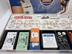 Monopoly New York Mets NY Collector’s Ed. Complete Board Game. Pewter Tokens