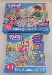 Lot Of 2~Fingerlings Games~Monkey Safari & 4 In 1 Board Games-Find & Seek-NEW