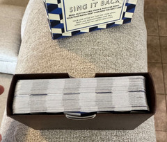 Ridley’s Sing It Back Card Game 100 Cards Music Trivia Party Game 2018 Boxed