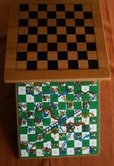 2002 Cardinal GAME HOUSE 10 Games WOOD Boards & Box Chess Checkers Pachisi Snake