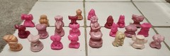 Gogo’s CRAZY BONES, collectible toys (1990s and early 2000s) 26 x figurines/bag
