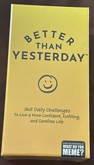 NEW Better Than Yesterday 365 Daily Challenges Life Fulfilling Game Sealed