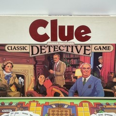 PARKER BROTHERS Clue Board Game Classic Detective Complete Vintage 1986 USA