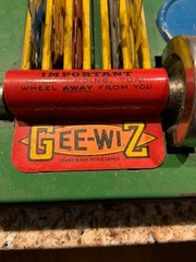Antique GEE WIZ No. 40 Wolverine Supply Toy Metal Horse Racing Game