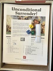 Unconditional Surrender! World War 2 in Europe GMT Unpunched
