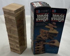 1986 Jenga Game by Milton Bradley Complete in Great Condition FREE SHIPPING