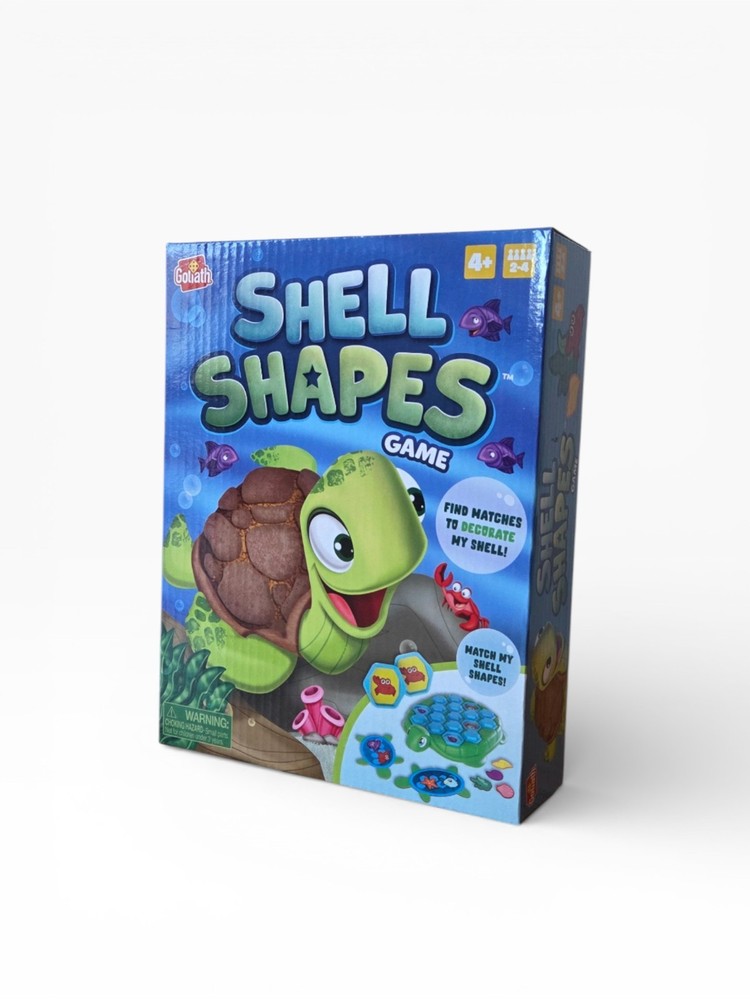 Shell Shapes Kids Learning Board Game Educational Family Game Ages 5+ Gift