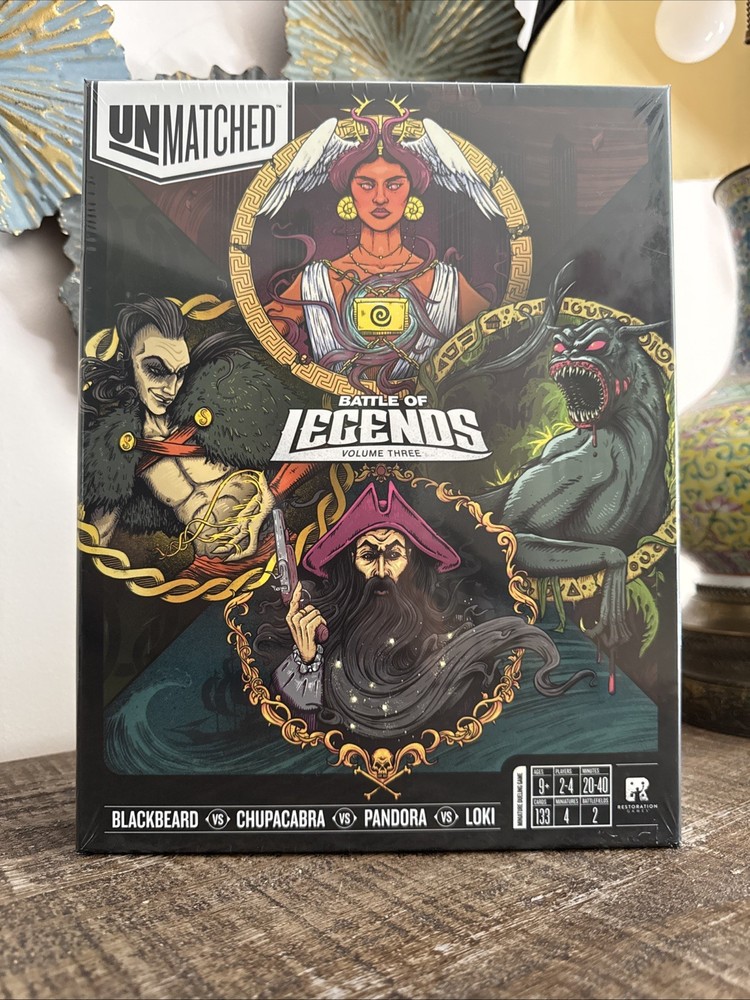 Unmatched: Battle of Legends – Volume 3 (Three) – Strategy Board Game – Renegade