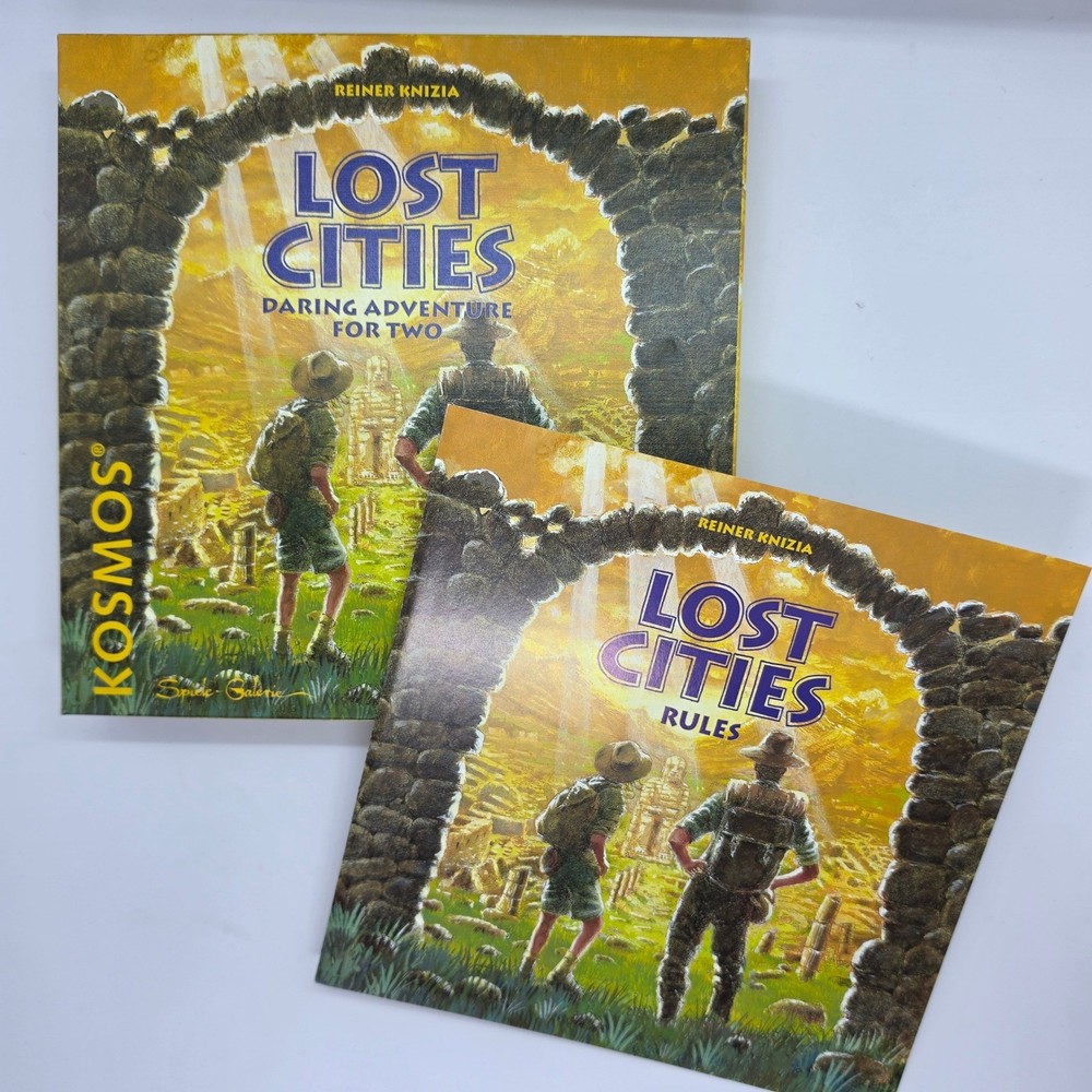 Lost Cities Card Game 1999 First Edition Rio Grande Games Reiner Knizia 2 Player