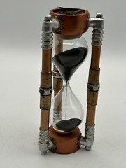 Ebro Past Present And Future Steampunk Gear Work Black Sand 5 Minute Timer