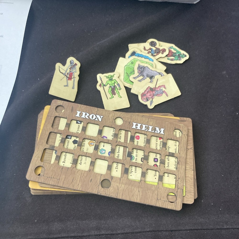 Iron Helm Board Game Wooden Accessories Miniatures