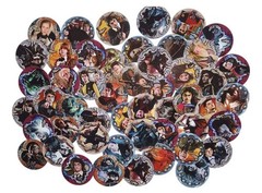 50 Harry Potter Tazos Pogs Lot Complete Set Imagic Vintage Collection