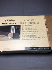 Brand New In Box Studio Mercantile 6 Piece Portable Table Tennis Set!
