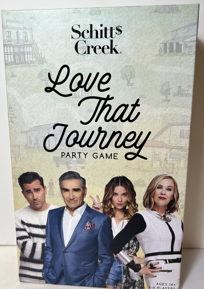 Schitts Creek Love That Journey Party Game for 3 to 8 Players Ages 14+ and Up