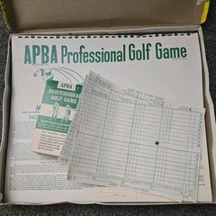 APBA Professional Golf Game 32 Holes, Vintage PGA Course Design Lots Of Pieces