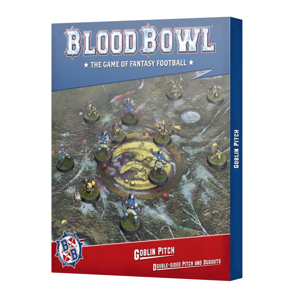 Blood Bowl: Goblin Pitch and Double-Sided Pitch and Dugouts GAW200-25 BRAND NEW