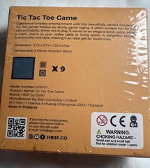 BSIRI Tic Tac Toe for Kids and Adults Coffee Table Living Room Decor and Desk