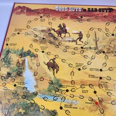 Cadaco Good Guys ’n Bad Guys A Game of the Old West Board Game 1973 #370 Vtg